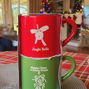 Target stackable coffee mugs / Christmas / Christmas mugs